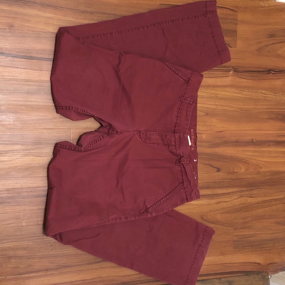 Sonoma maroon🌹 pants 8 original straight